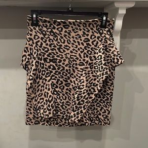 2/$10 Very sexy leopard mini skirt with elastic waistband